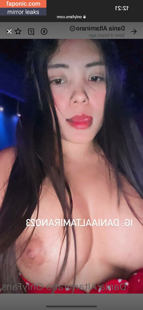 Dania Altamirano Aka Daniaaltamiran Nude Leaks Onlyfans Photo Faponic